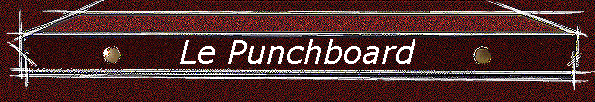 Le Punchboard