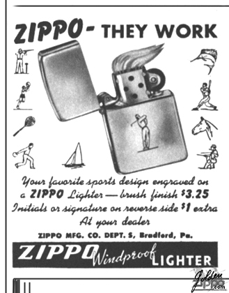 Zippo Ads sport