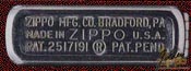 Zippo Code 1957