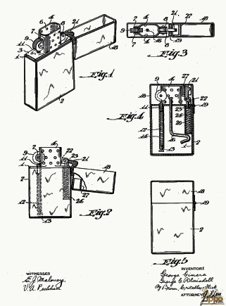 Shéma de montage d'un zippo