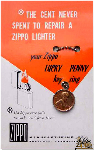 Zippo 1 cent garantie
