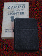 Zippo  black crack