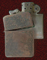 Zippo  black crack